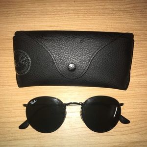 Rayban round metal sunglasses